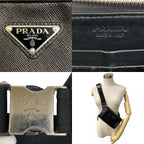 Prada Waist Pouch Shoulder Belt Bag Purse Black — view 8