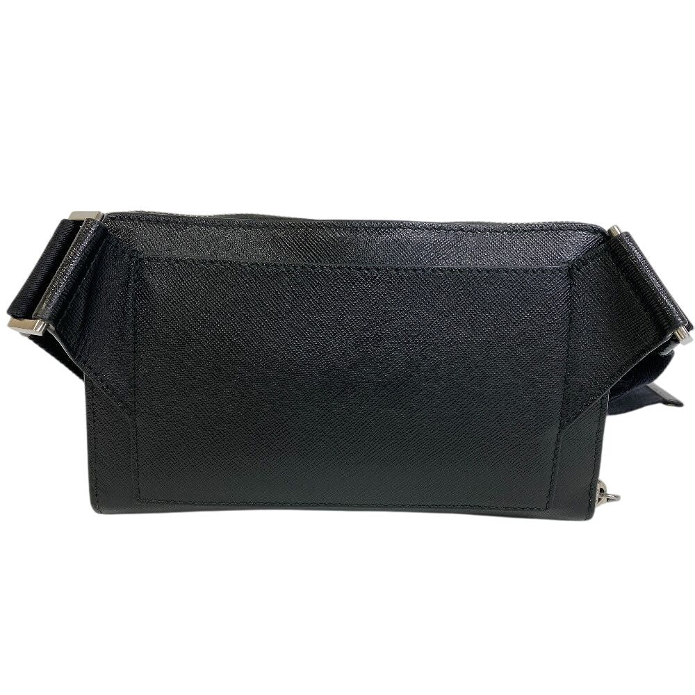 Prada Waist Pouch Shoulder Belt Bag Purse Black — view 2