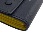 Celine Folded Multi Function Trifold Wallet Coin Purse Bill Black — view 5