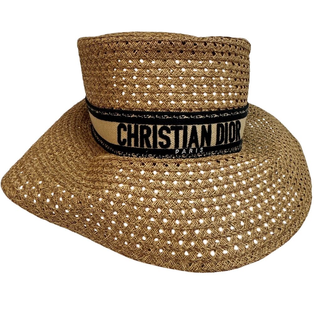 Dior D Bobby Wide Brim Hat Beige — view 2