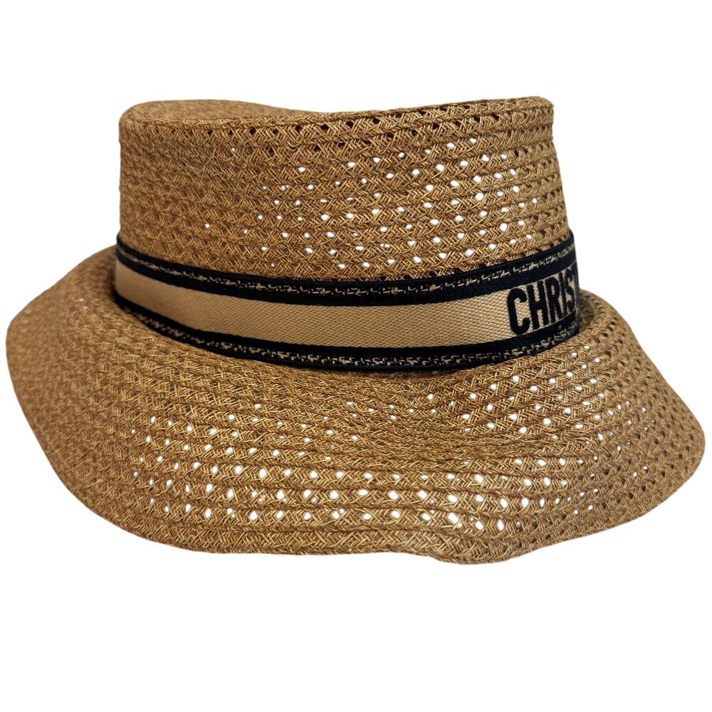 Dior D Bobby Wide Brim Hat Beige — view 3