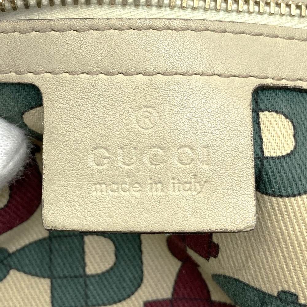 Gucci Guccissima Tote Bag Leather GG Beige — view 7