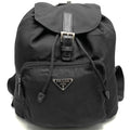 Prada Backpack Nylon Black Vintage