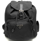 Prada Backpack Nylon Black Vintage
