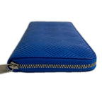 Bottega Veneta Intrecciato Wallet Zip Around Blue — view 5