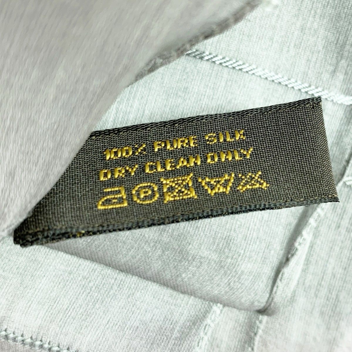 Louis Vuitton Lace Shawl Monogram Pattern Silk Cm Gray Scarf — view 7