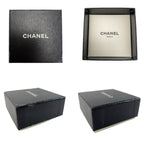 Chanel CC Logo Earrings Plated Gold Vintage Lava Boxed — view 7