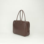 Hermes Plume 32 Tote Box Calf Brown Gold Handbag Business — view 2