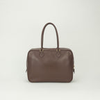 Hermes Plume 32 Tote Box Calf Brown Gold Handbag Business — view 3