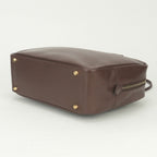Hermes Plume 32 Tote Box Calf Brown Gold Handbag Business — view 5