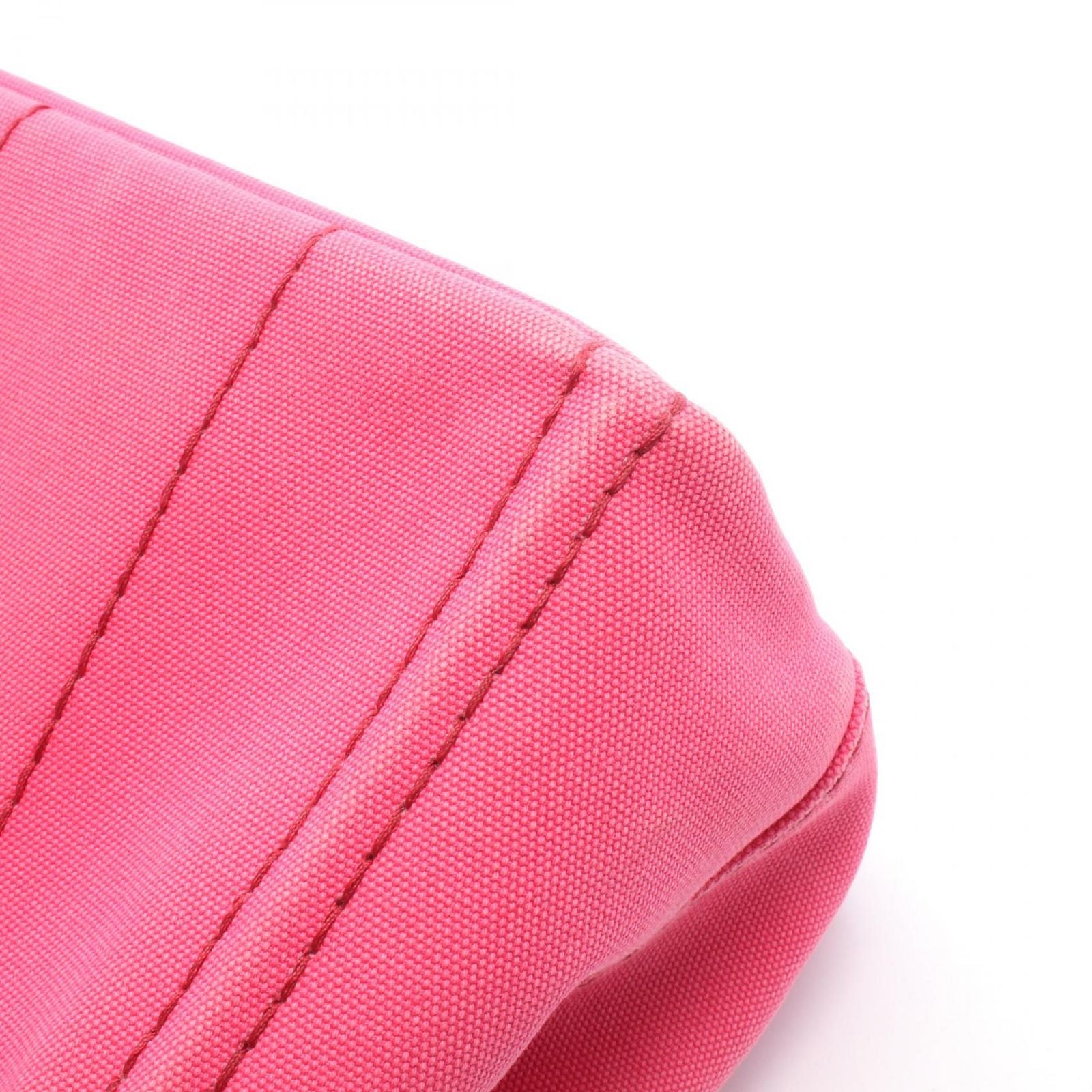 Prada Tote Canapa Mini 2-Way Pink Canvas — view 9