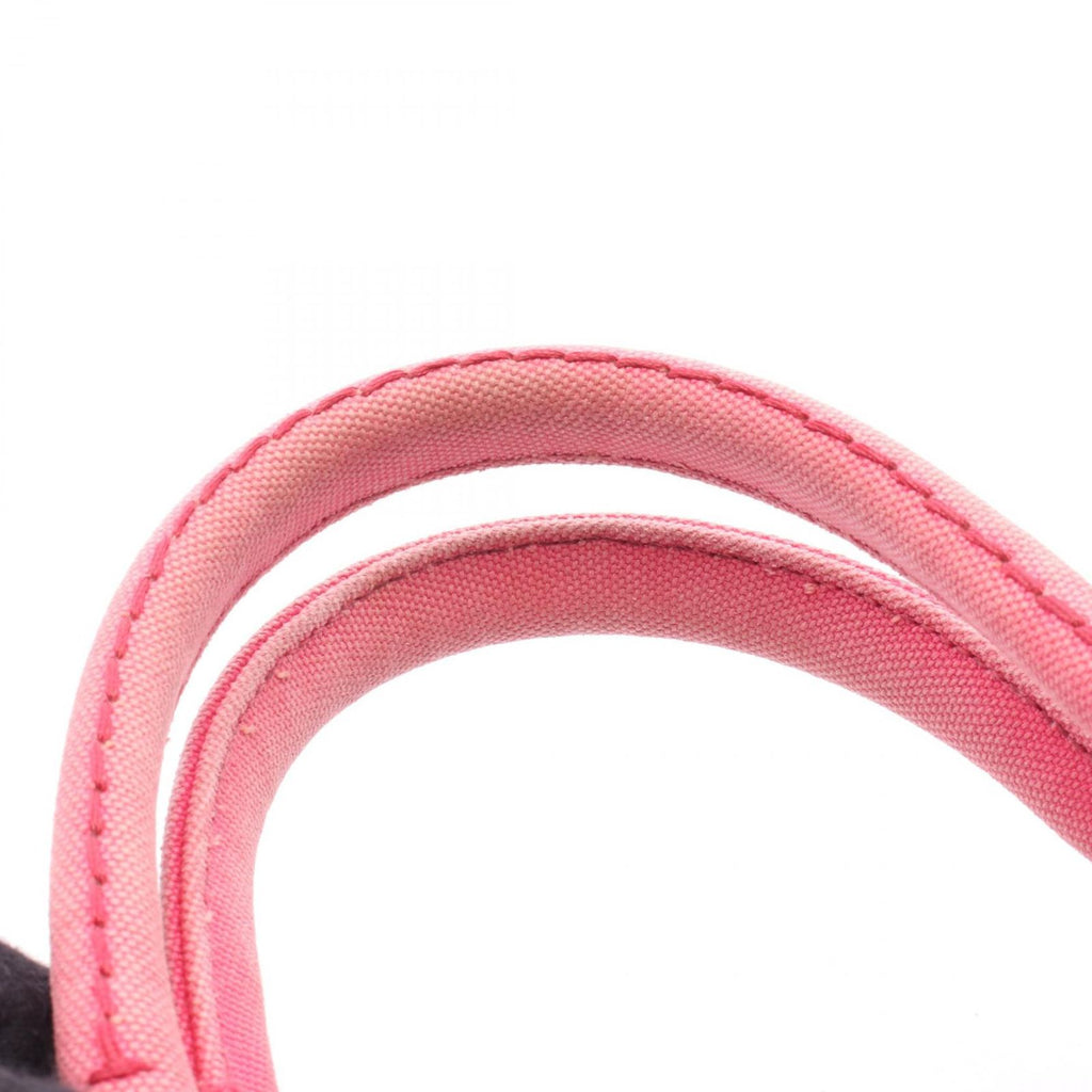 Prada Tote Canapa Mini 2-Way Pink Canvas — view 7
