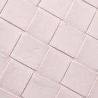 Bottega Veneta Round Wallet Intrecciato Light Pink Leather Compact Zip Around — view 8