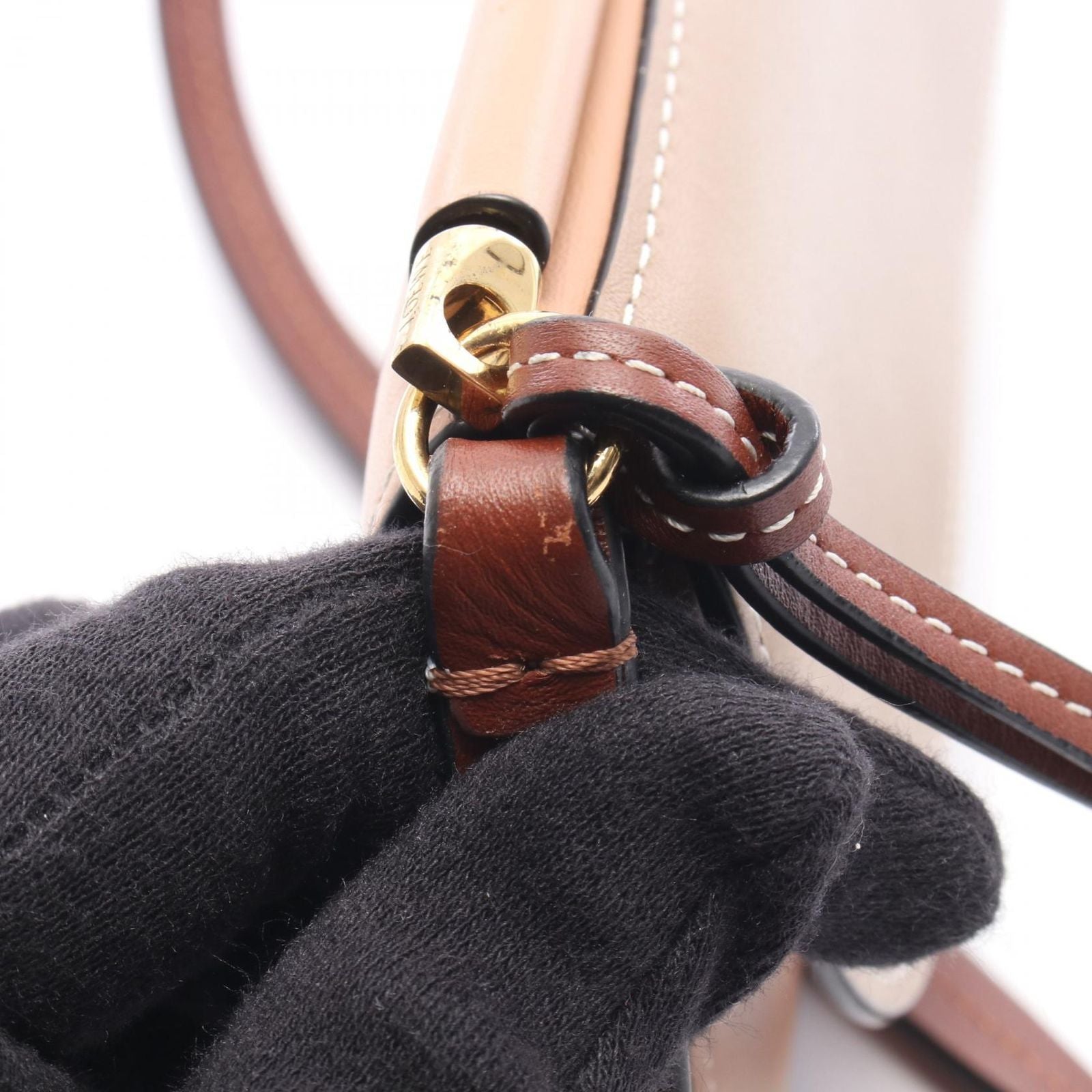 Loewe Shoulder Bag Gate Pochette Brown Leather — view 9