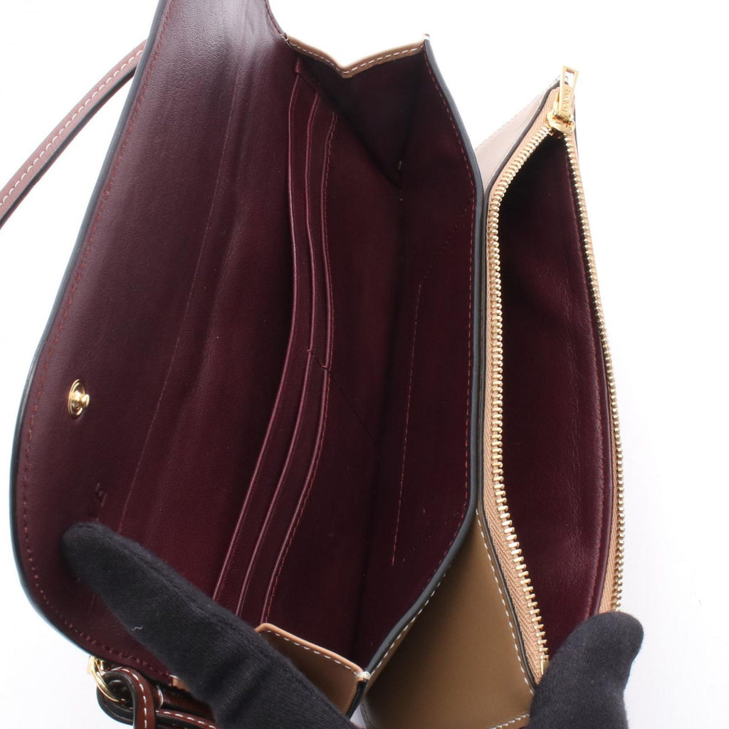 Loewe Shoulder Bag Gate Pochette Brown Leather — view 3
