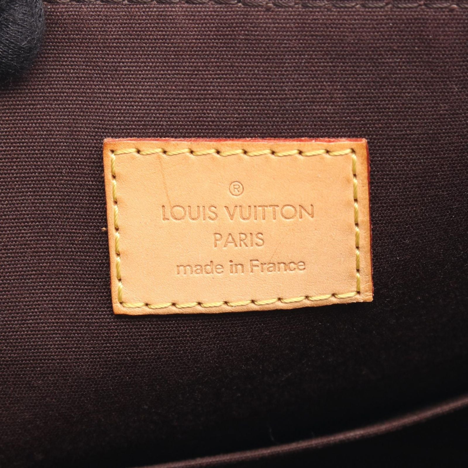 Louis Vuitton Tote Bellevue GM Monogram Vernis Amarante Leather — view 4