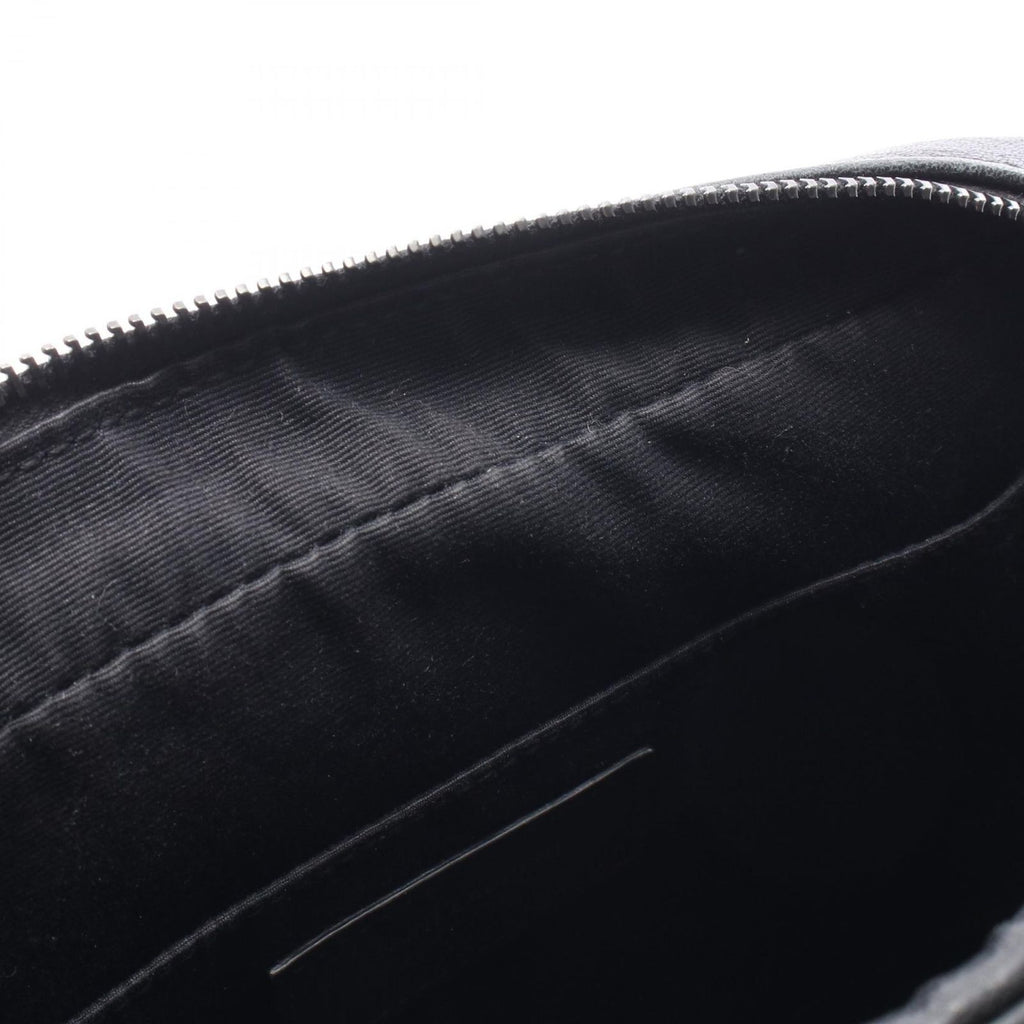 Saint Laurent Paris Shoulder Bag Lou Monogram Black Leather — view 5