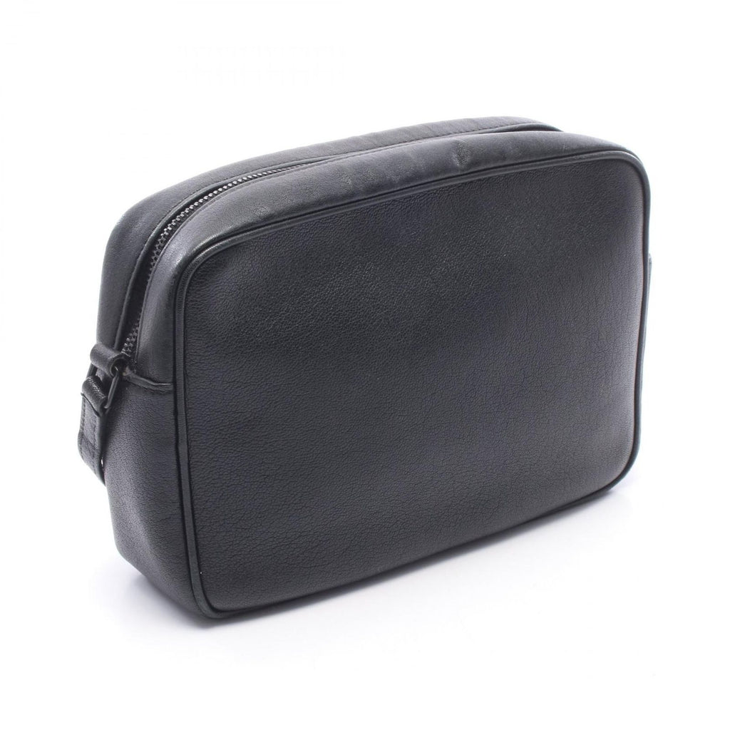 Saint Laurent Paris Shoulder Bag Lou Monogram Black Leather — view 2