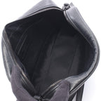 Saint Laurent Paris Shoulder Bag Lou Monogram Black Leather — view 3