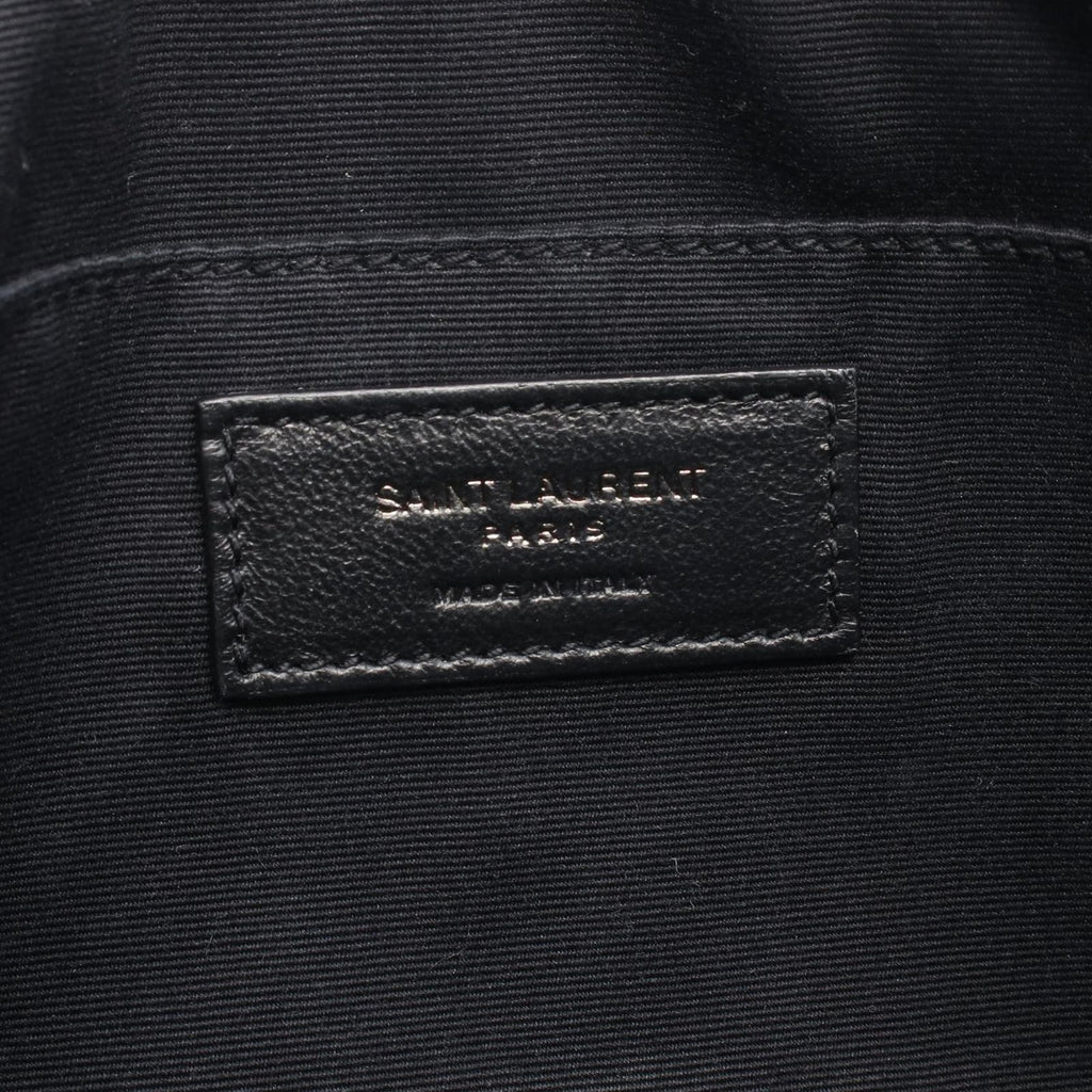 Saint Laurent Paris Shoulder Bag Lou Monogram Black Leather — view 4
