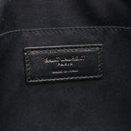 Saint Laurent Paris Shoulder Bag Lou Monogram Black Leather — view 4