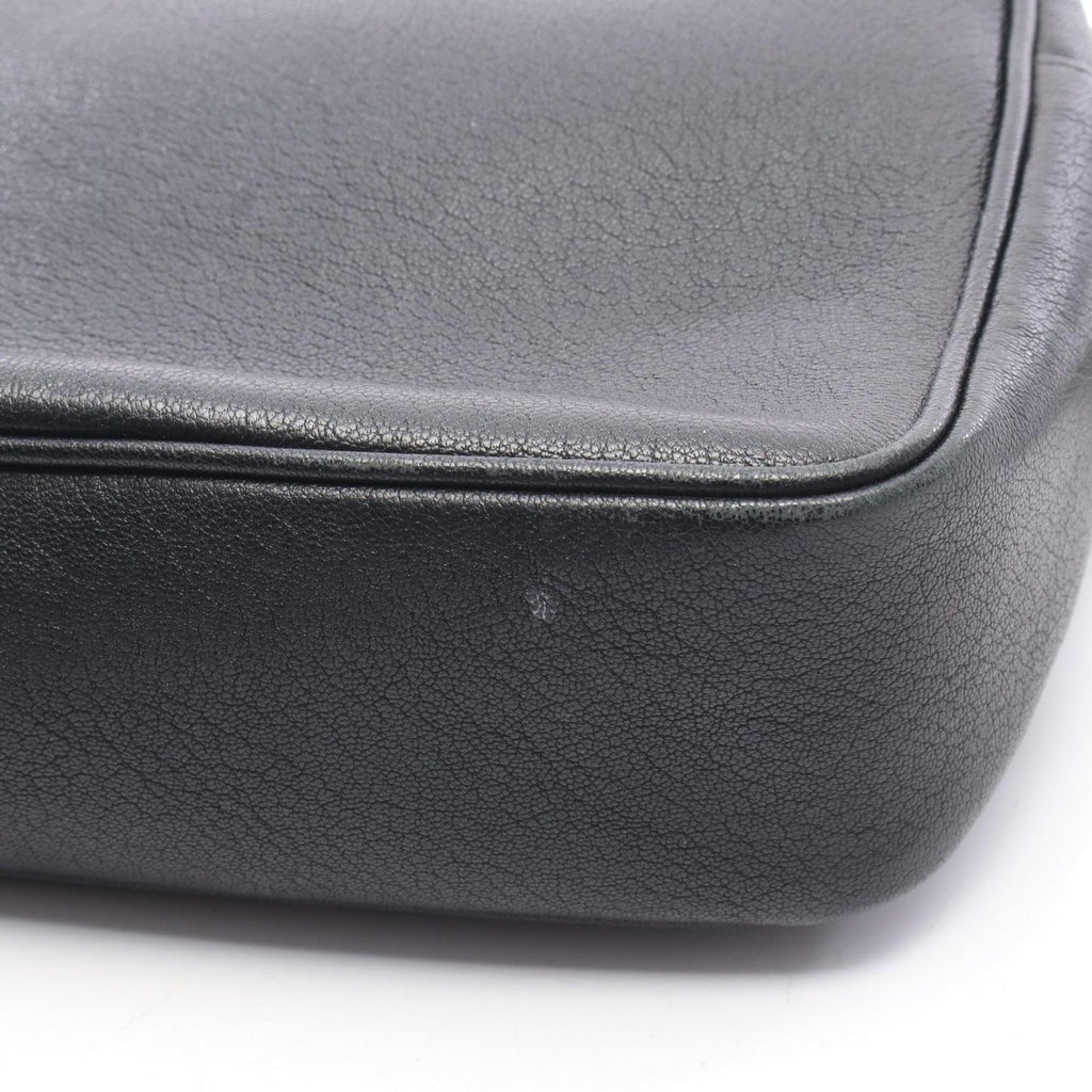 Saint Laurent Paris Shoulder Bag Lou Monogram Black Leather — view 9