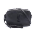 Saint Laurent Paris Shoulder Bag Lou Monogram Black Leather
