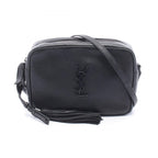 Saint Laurent Paris Shoulder Bag Lou Monogram Black Leather