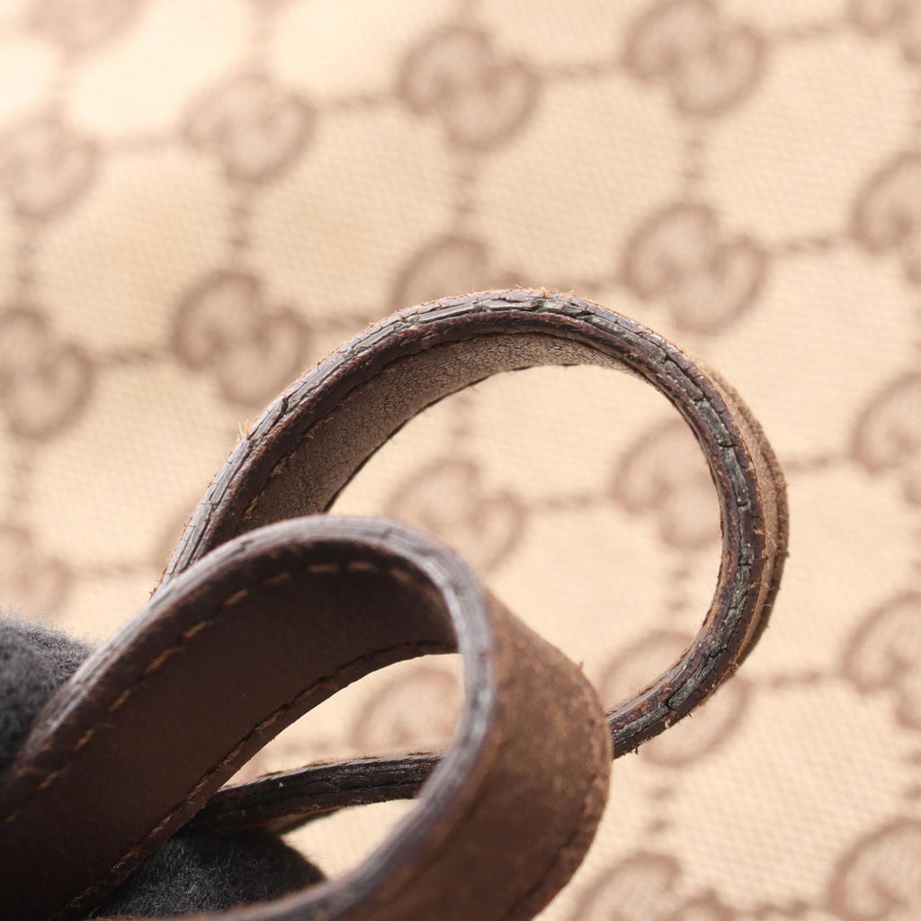 Gucci Tote GG Canvas Beige Dark Brown — view 5