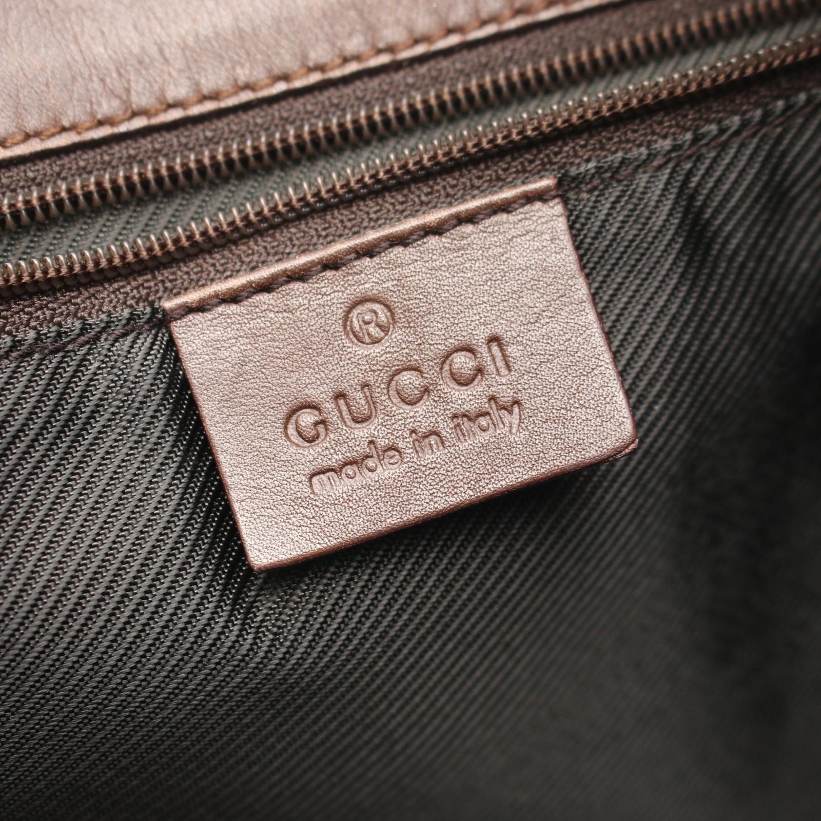 Gucci Tote GG Canvas Beige Dark Brown — view 4