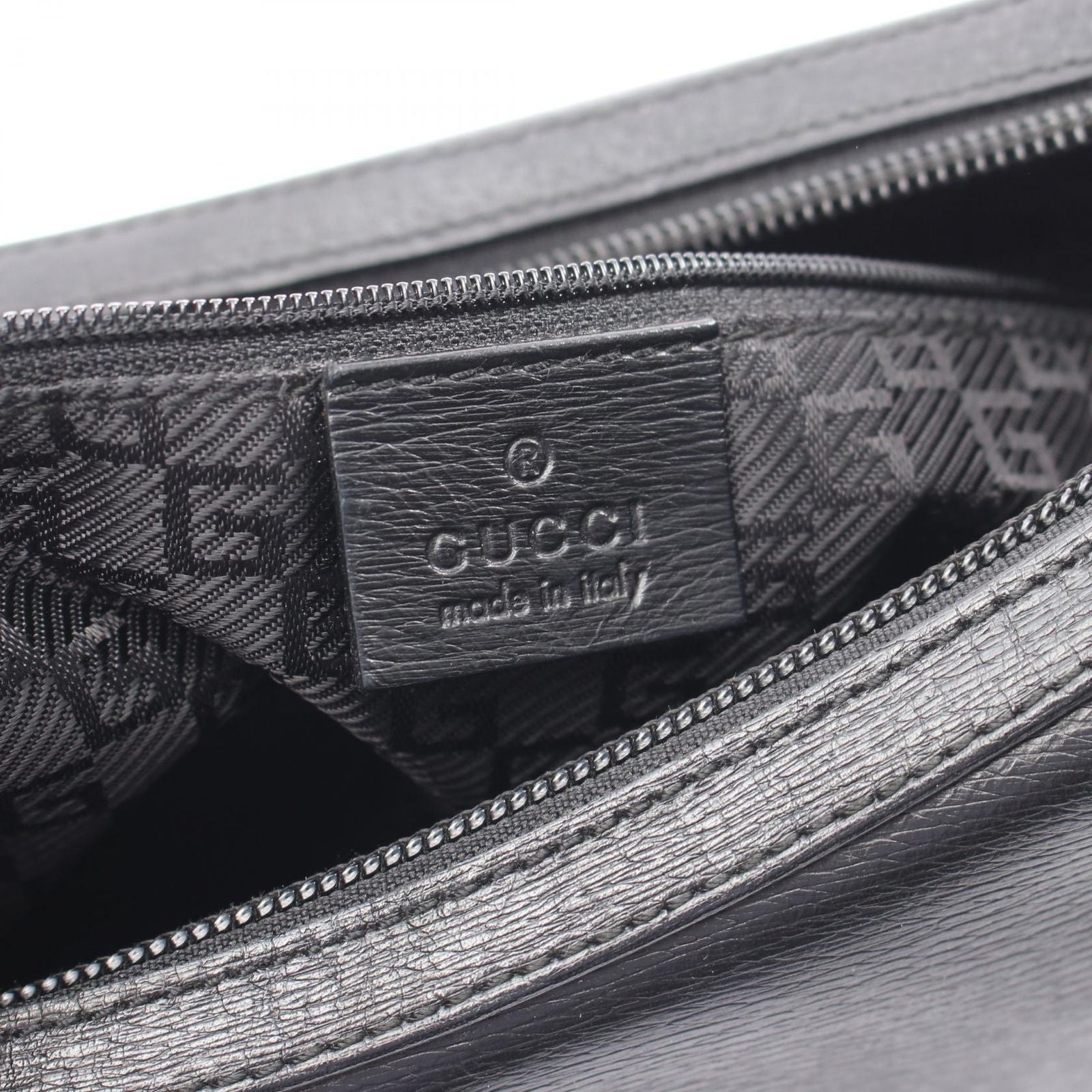 Gucci Shoulder Bag 001 Black Leather — view 4