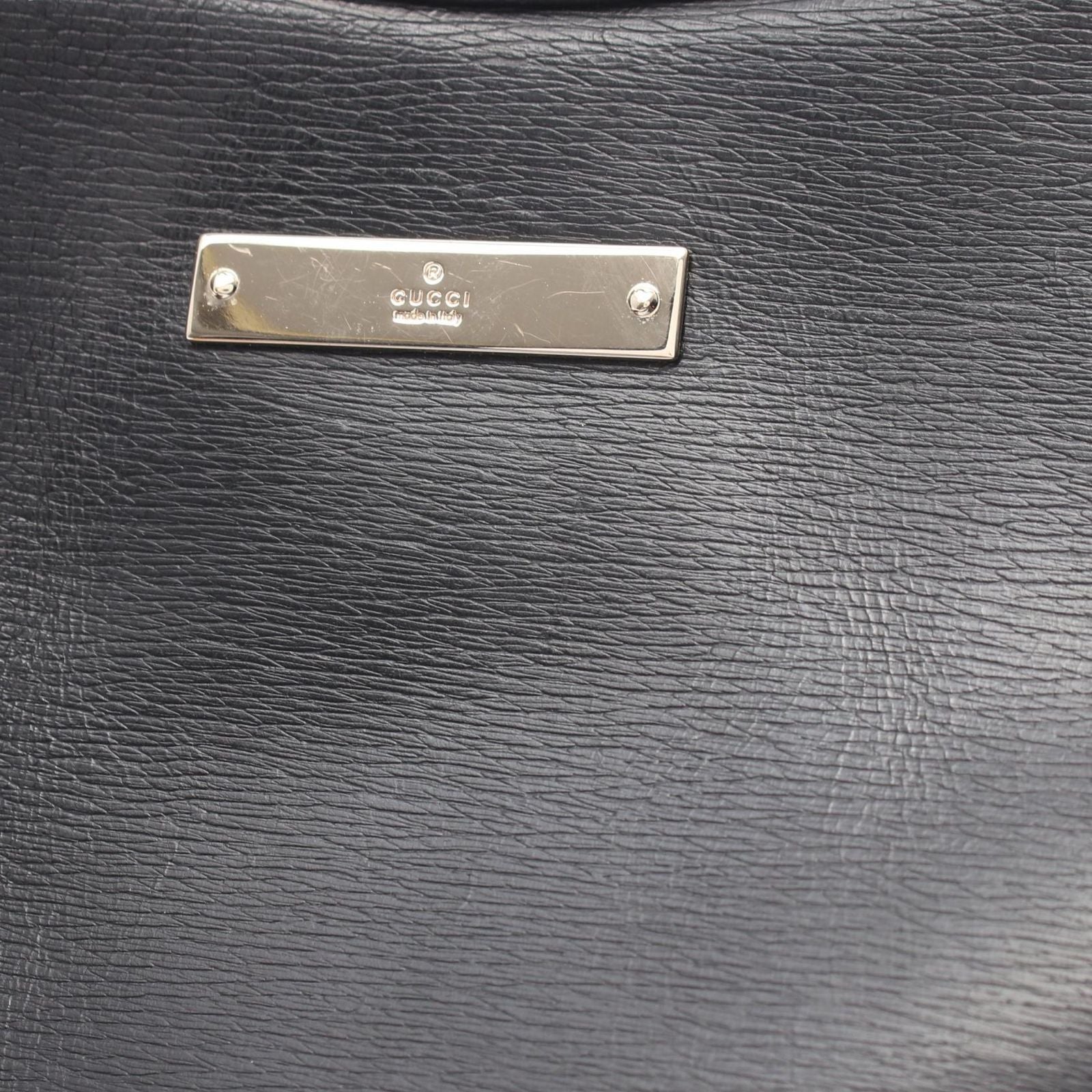 Gucci Shoulder Bag 001 Black Leather — view 8