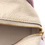Loewe Handbag Amazona 28 Ivory Pink Bordeaux Leather — view 8