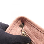 Gucci Tote Bree Beige Pink Canvas Leather — view 6