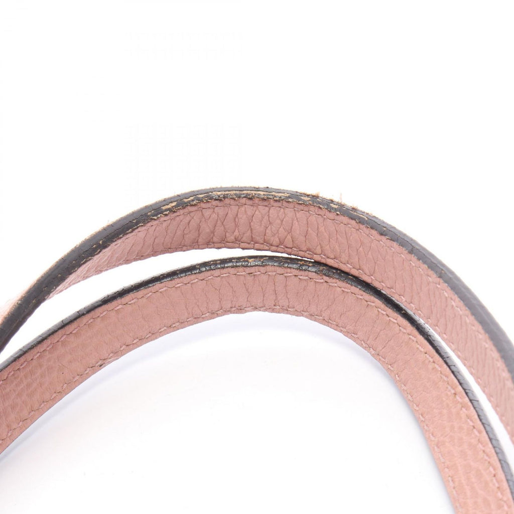 Gucci Tote Bree Beige Pink Canvas Leather — view 8