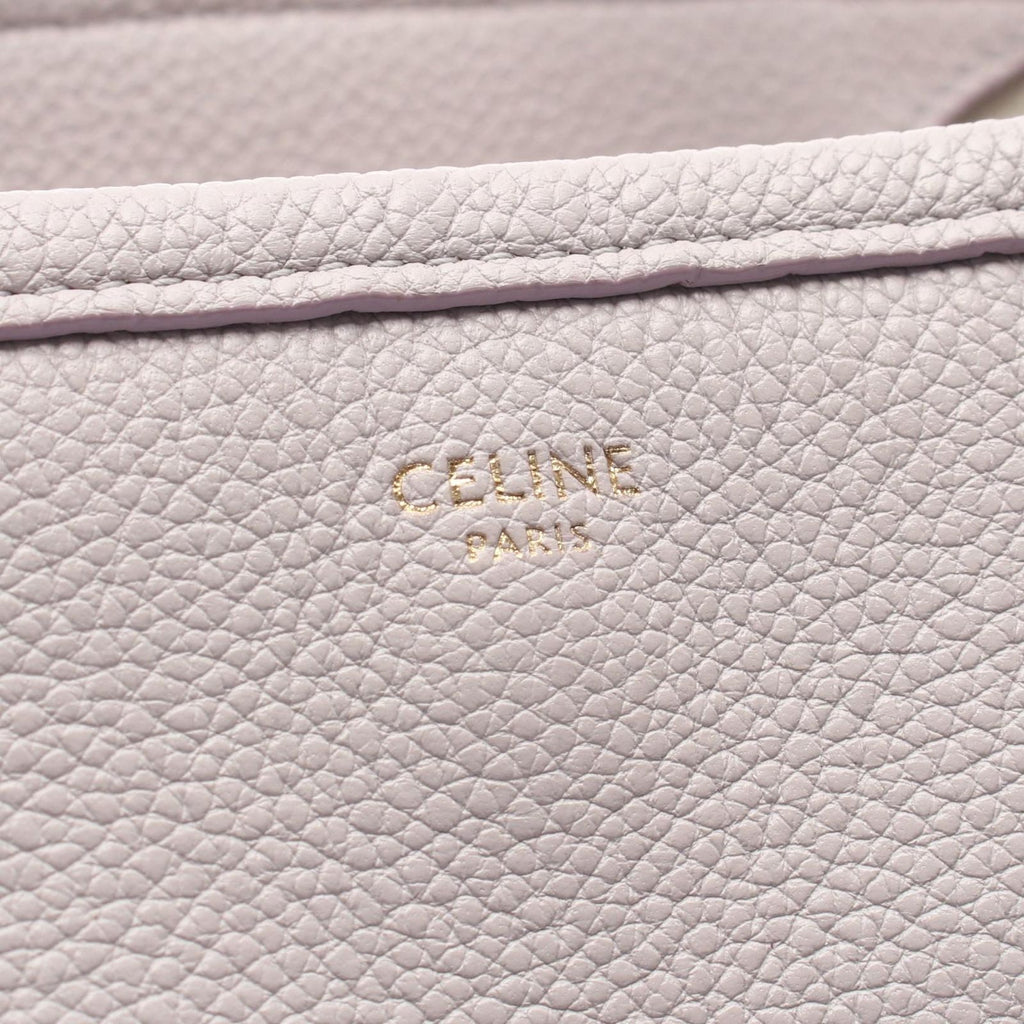 Celine Tote Small Fold Cover 2-Way Light Purple Leather — view 4
