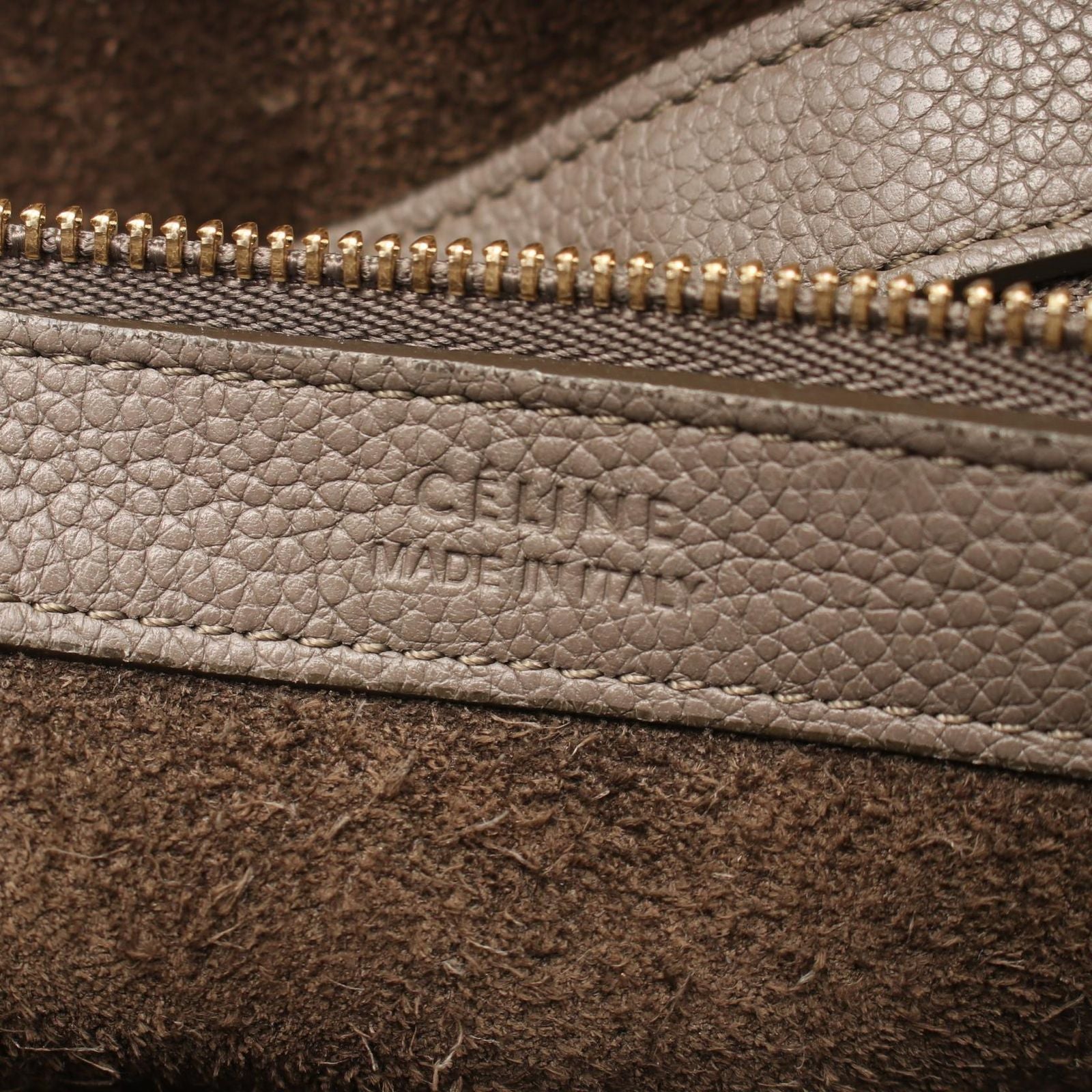 Celine Tote Cabas Phantom Small Gray Leather — view 4