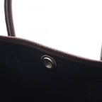 Hermes Tote Garden Party TPM 2-Way Rouge Ash Bordeaux Canvas Leather TPM — view 7