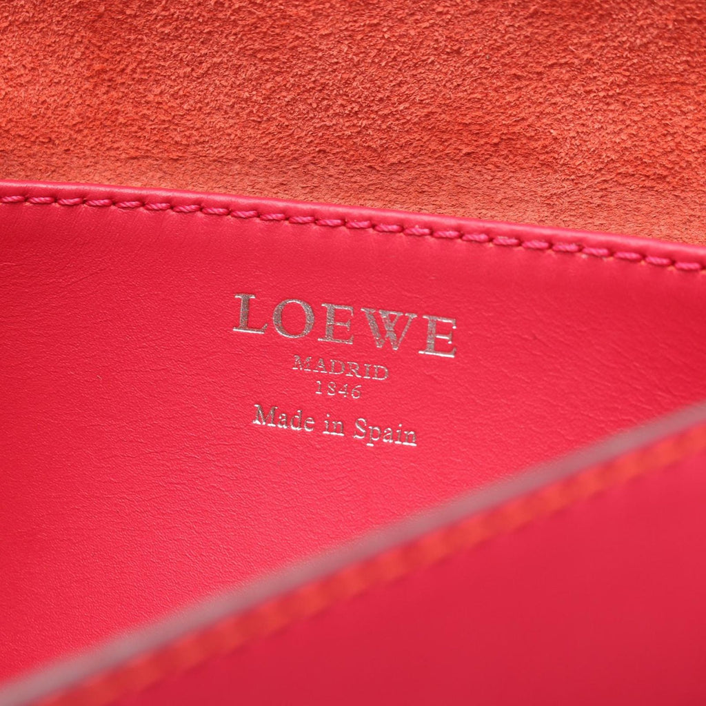 Loewe Shoulder Bag Ines Rose Orange Leather — view 4
