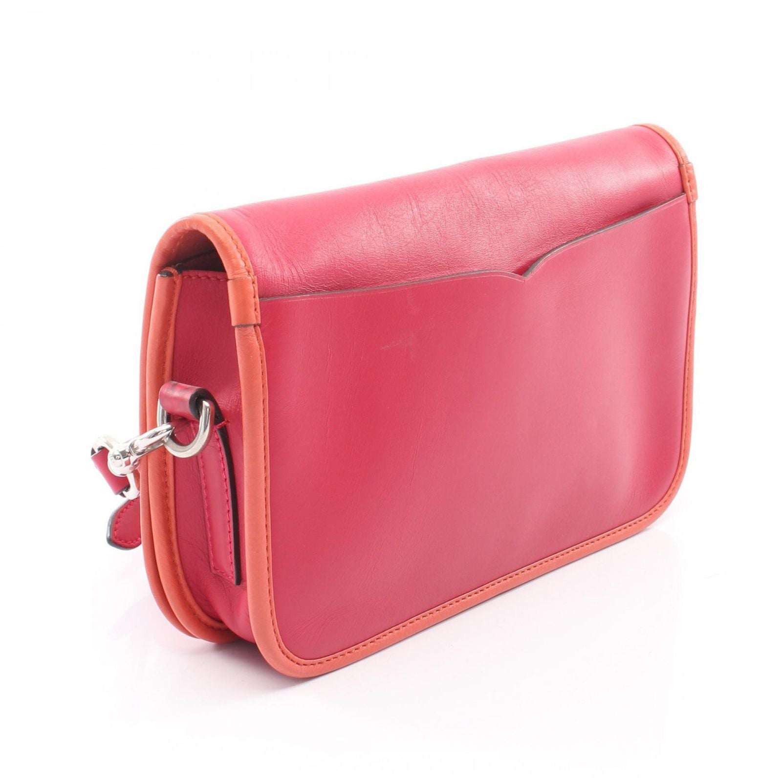 Loewe Shoulder Bag Ines Rose Orange Leather — view 2
