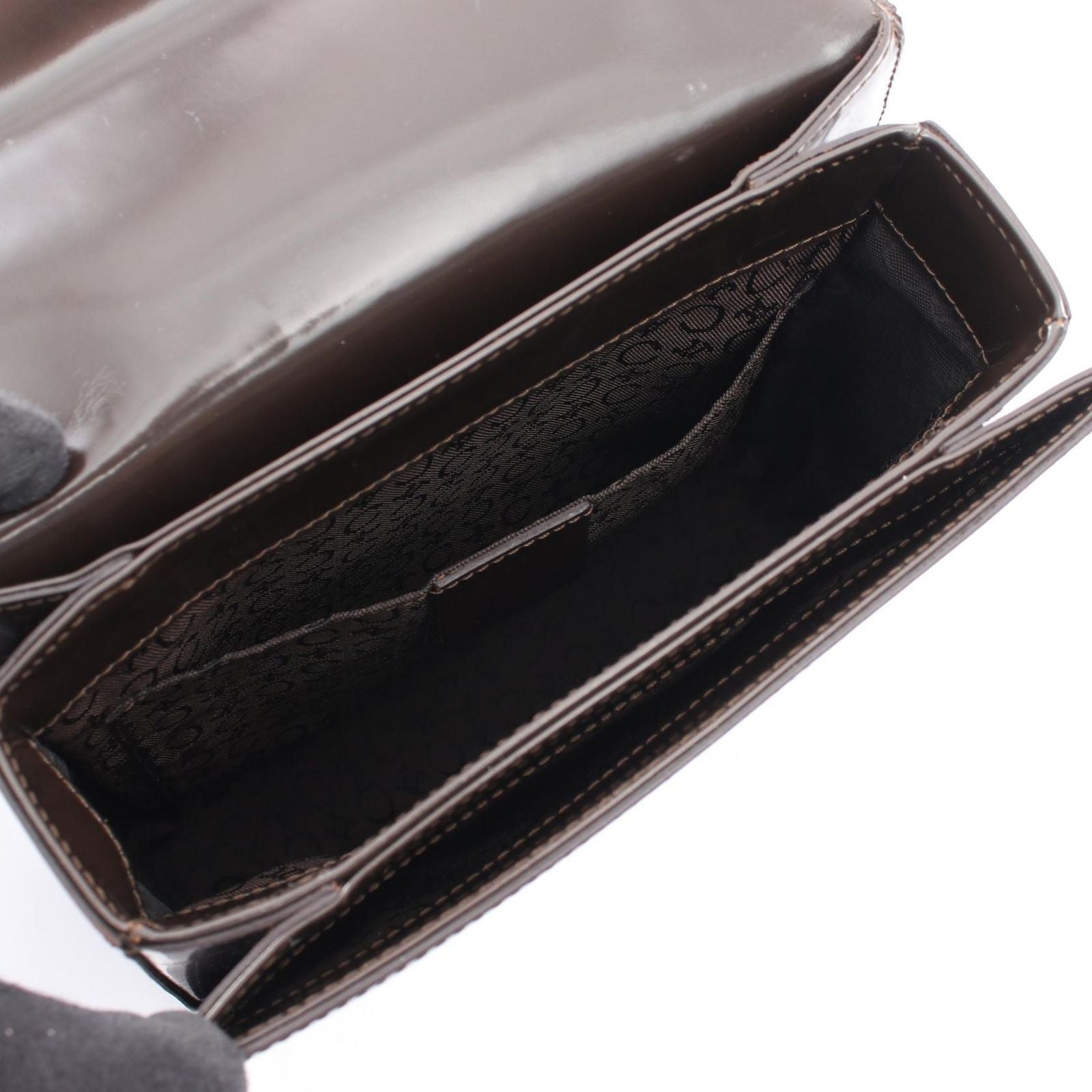 Celine Handbag Dark Brown Leather — view 3