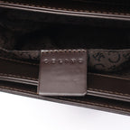 Celine Handbag Dark Brown Leather — view 4