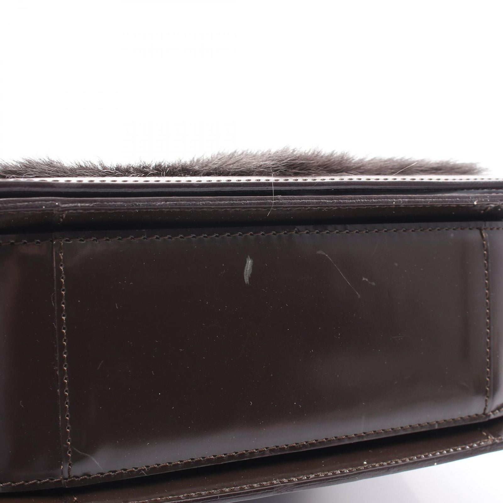 Celine Handbag Dark Brown Leather — view 7