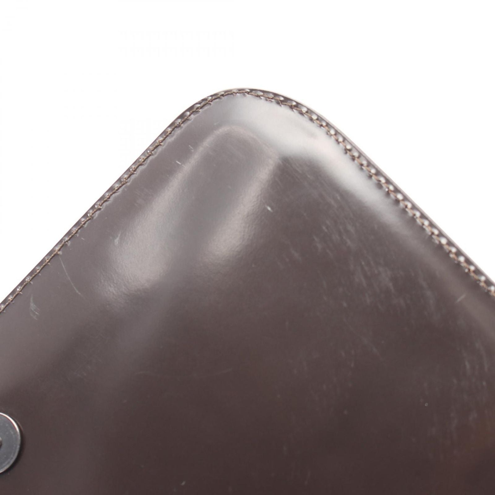 Celine Handbag Dark Brown Leather — view 8
