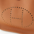 Hermes Evelyne 3 Trois 29 PM Taurillon Clemence Amazon Shoulder Bag Gold — view 7