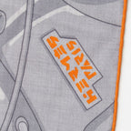 Hermes Carre Silk Horse Reality Scarf Blue — view 7