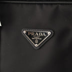 Prada Tessuto Nylon 2-Way Hand Shoulder Business Bag Triangle Logo Bag Black — view 8