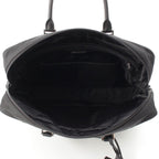 Prada Tessuto Nylon 2-Way Hand Shoulder Business Bag Triangle Logo Bag Black — view 6