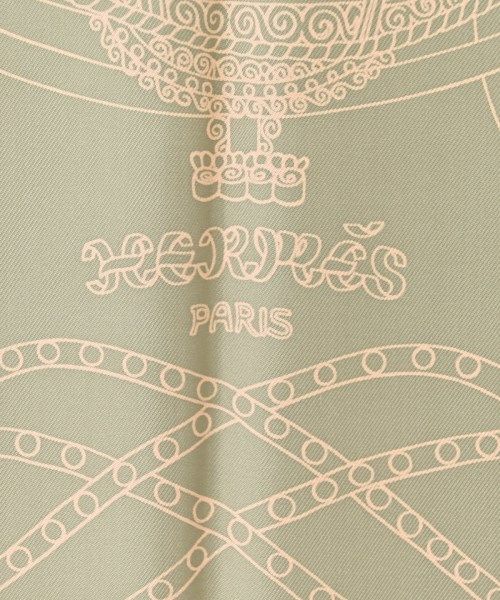 Hermes Bandana Scarf Khaki — view 2