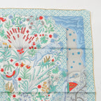 Hermes Carre 90 Silk le Premier Chant Song of Beginnings Scarf Blue Multicolor — view 3